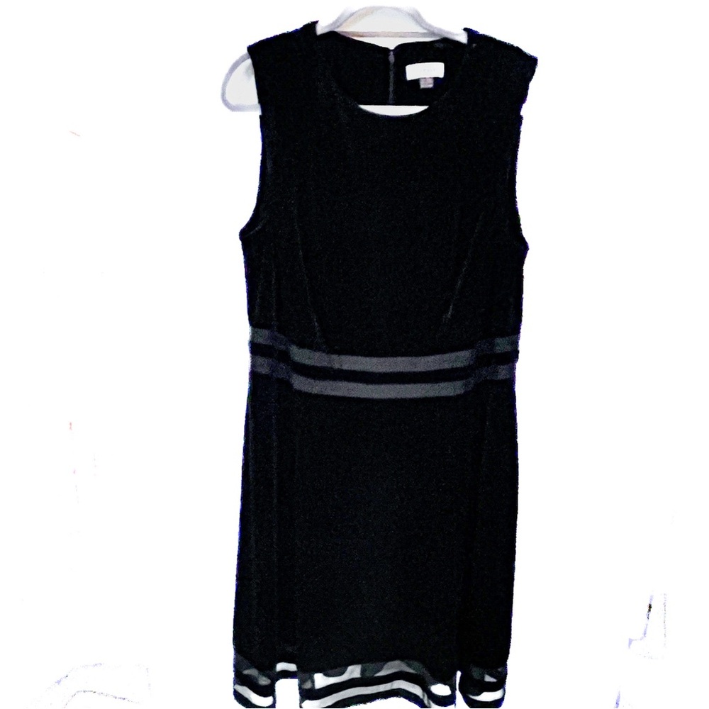 Calvin Klein Black Velvet Dress - Plus Size